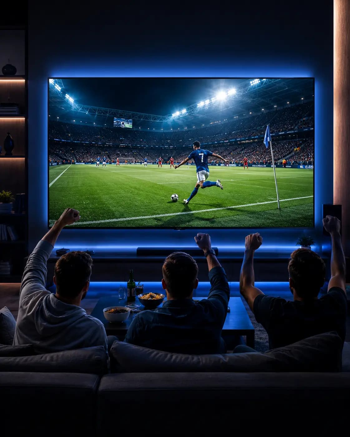 Bundesliga live in 4K mit IPTV auf dem Fernseher sehen